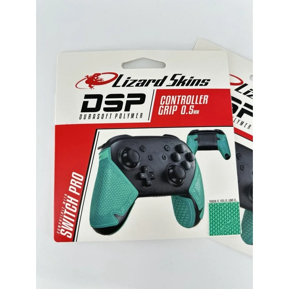 2 Pack Lizard Skins DSP Controller Grip Switch Pro‎ Teal 0.5mm NEW